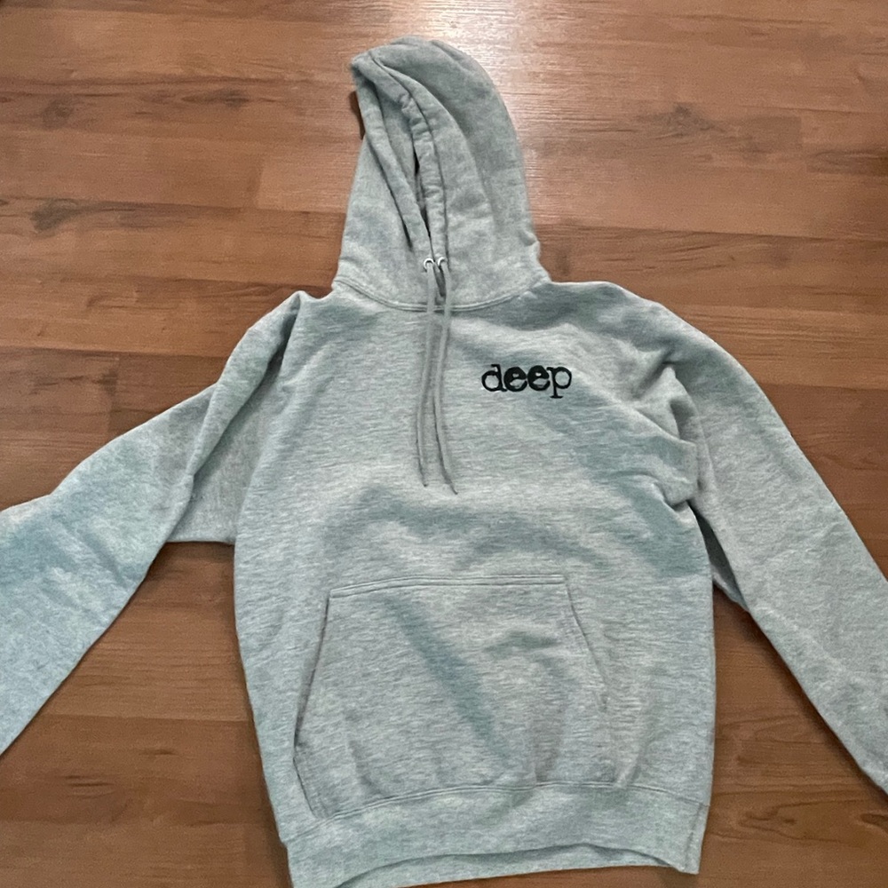 Deep Ocean Brand Grey Hoodie